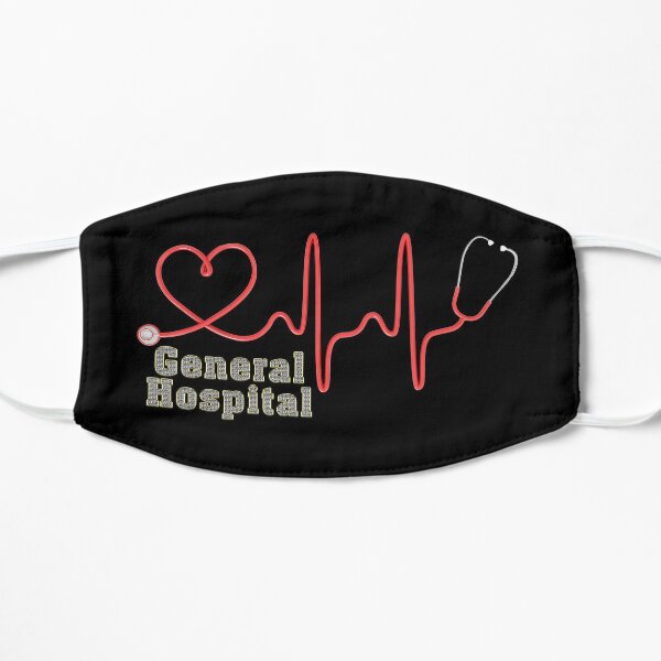 General Hospital Heart stethoscope Flat Mask