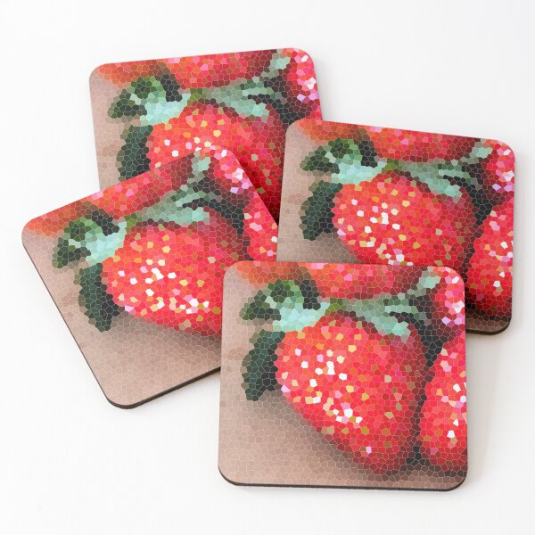 Item preview, Fruity strawberry mosaic as a delicious eye-catcher designed and sold by Your Happy Life.