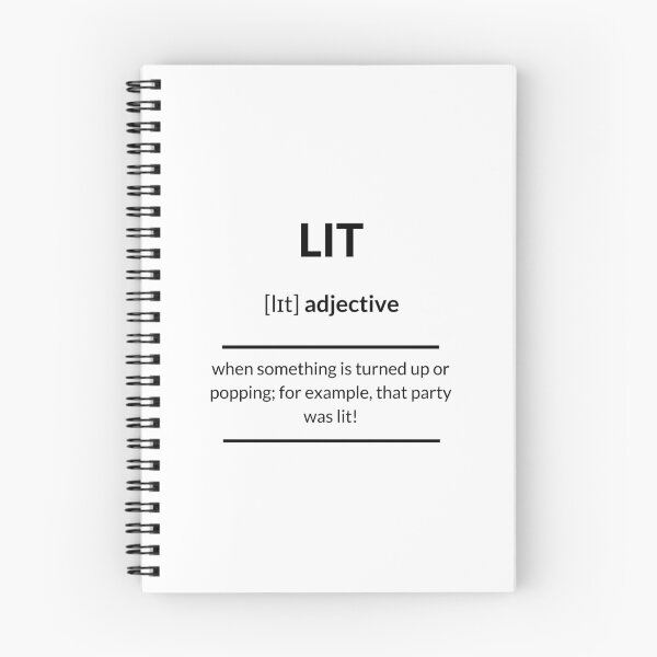 Item preview, Lit Definition | Dictionary Collection designed and sold by Designschmiede.