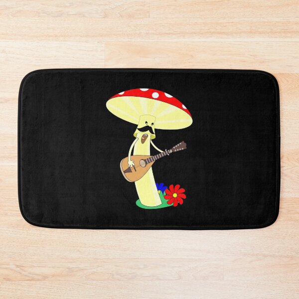 Item preview, Mexican mushroom playing the mandolin designed and sold by Desenatorul1976.