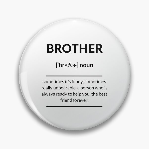 Item preview, Brother Definition | Dictionary Collection designed and sold by Designschmiede.
