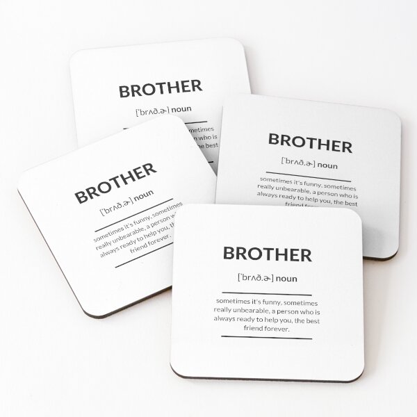Item preview, Brother Definition | Dictionary Collection designed and sold by Designschmiede.
