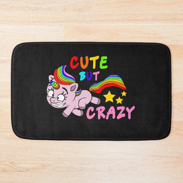 Item preview, colorful cute but crazy unicorn fun shirt design designed and sold by gideonm.