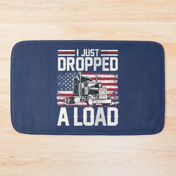 Item preview, I Just Dropped A Load American Flag Distressed Funny Truck Driver Gift Joke Saying  designed and sold by alenaz.