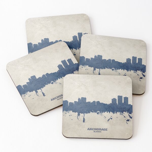 Item preview, Anchorage Alaska Skyline designed and sold by ArtPrints.
