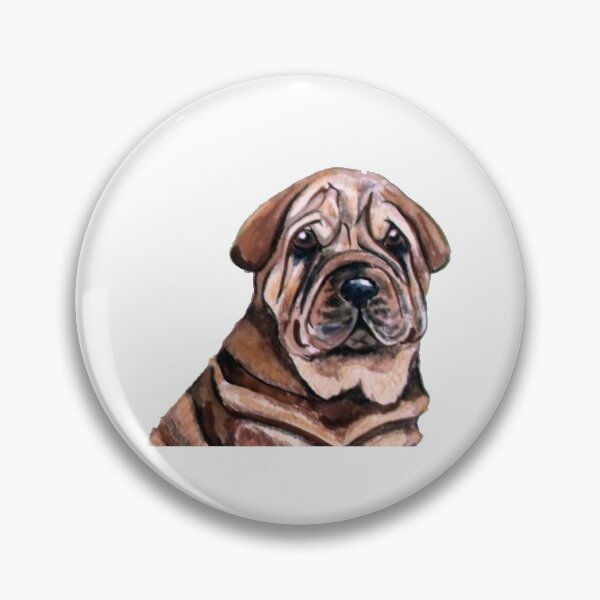 Item preview, Wrinkly Shar-pei Dog designed and sold by michellelegrand.