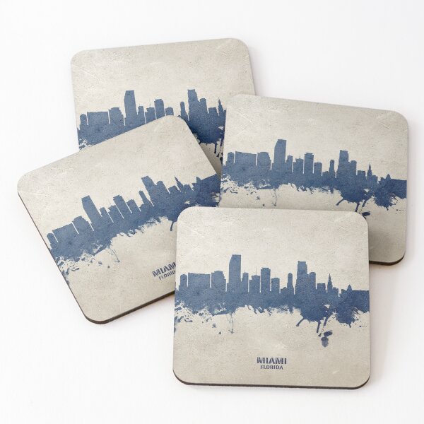 Item preview, Miami Florida Skyline designed and sold by ArtPrints.
