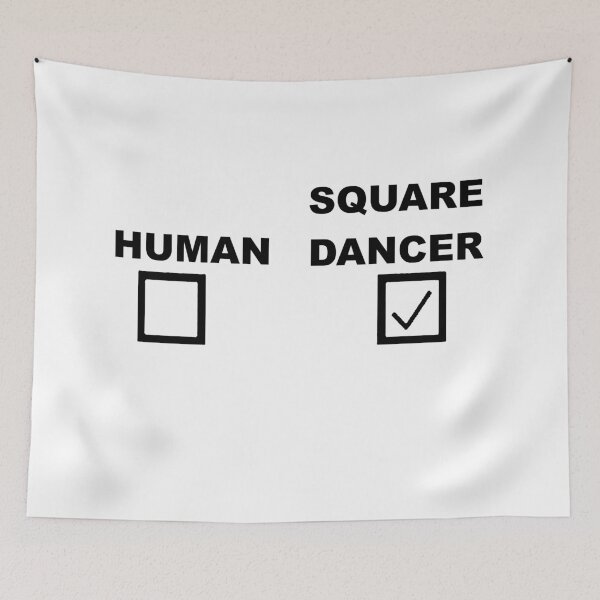 Item preview, Choice Tick BLK designed and sold by Square Dancing Gifts & Merchandise.