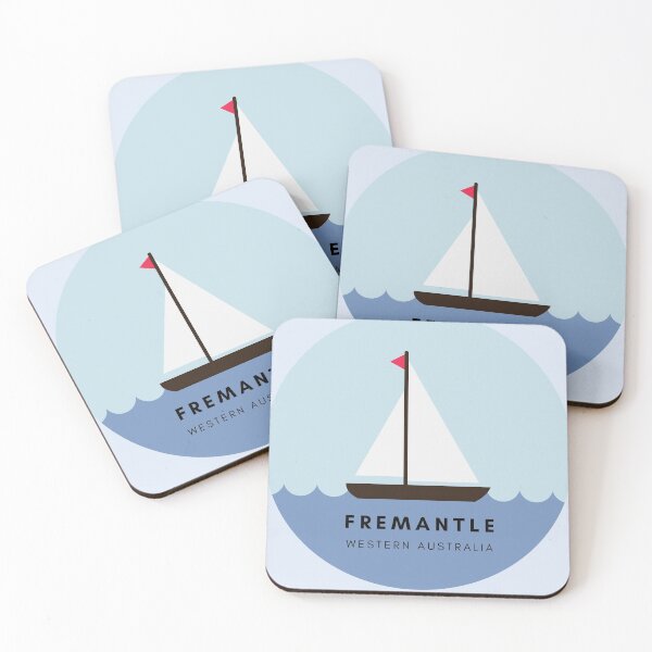 Item preview, Boats in Fremantle WA  designed and sold by Pinnypin.