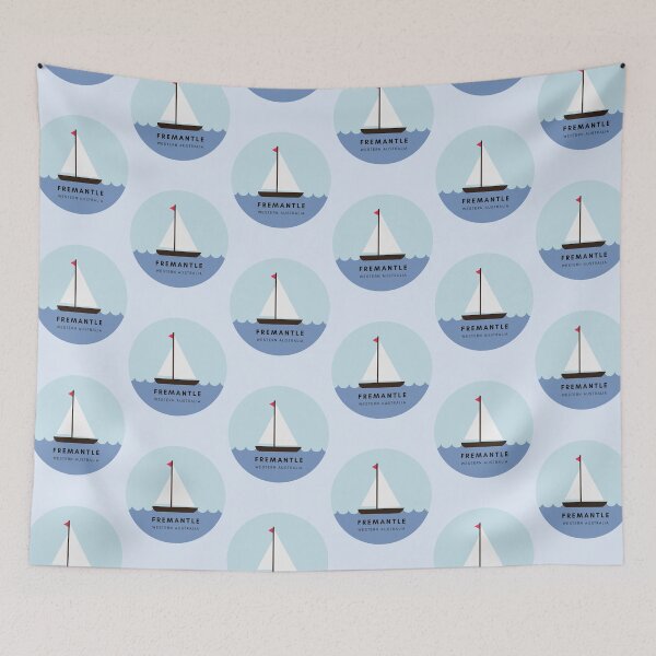 Item preview, Boats in Fremantle WA  designed and sold by Pinnypin.