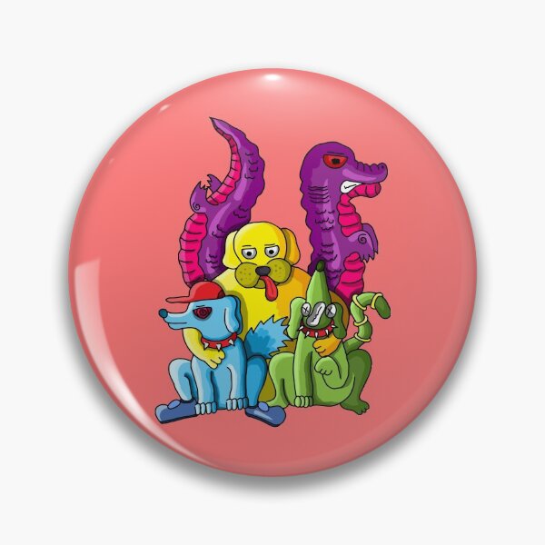 Item preview, Three Dogs And Weird Lizard designed and sold by ferriliu.