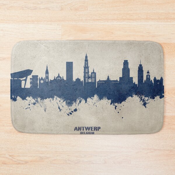 Item preview, Antwerp Belgium Skyline designed and sold by ArtPrints.
