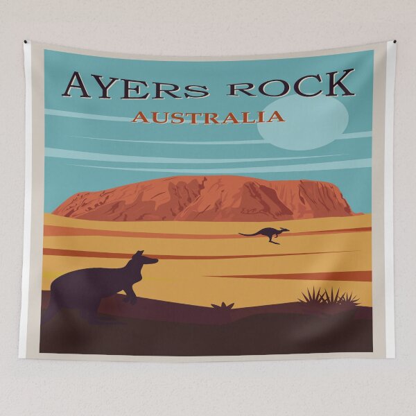 Item preview, Visit Australia ! For Vintage poster, phone case, Stickers,... designed and sold by HouseofBalloon.