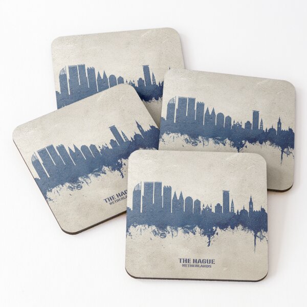 Item preview, The Hague Netherlands Skyline designed and sold by ArtPrints.