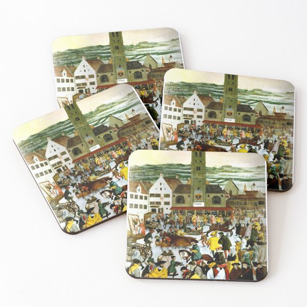 Item preview, Medieval scene designed and sold by Vintage Designs +.