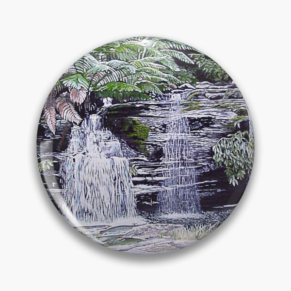 Item preview, Rocky Crossing of River at Barrington National Park painting designed and sold by NinLAheN.