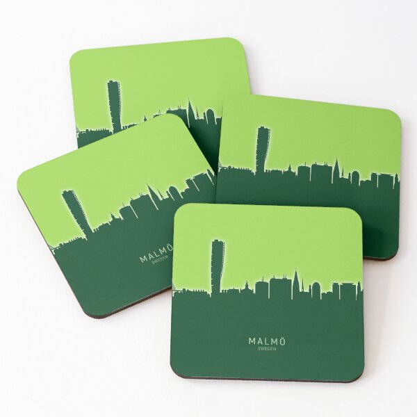 Item preview, Malmö Sweden Skyline designed and sold by ArtPrints.