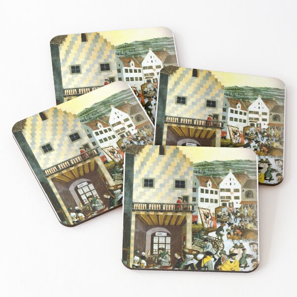 Item preview, Medieval scene designed and sold by Vintage Designs +.