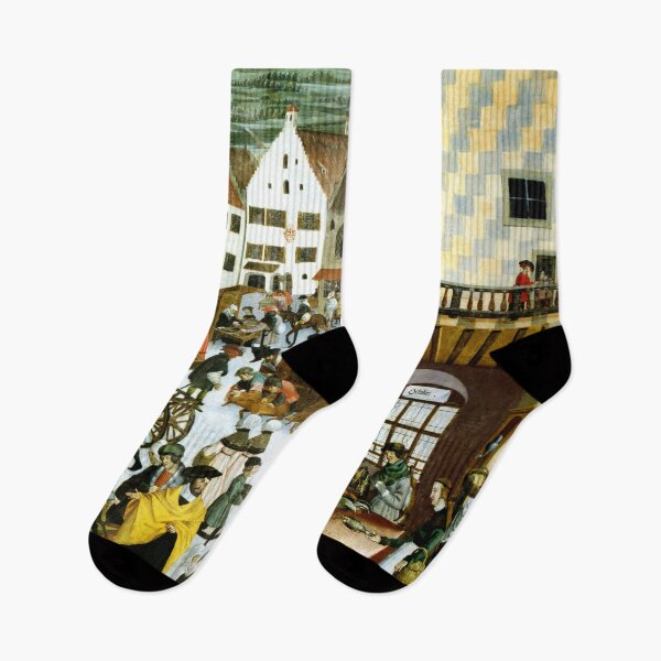 Item preview, Medieval scene designed and sold by Vintage Designs +.