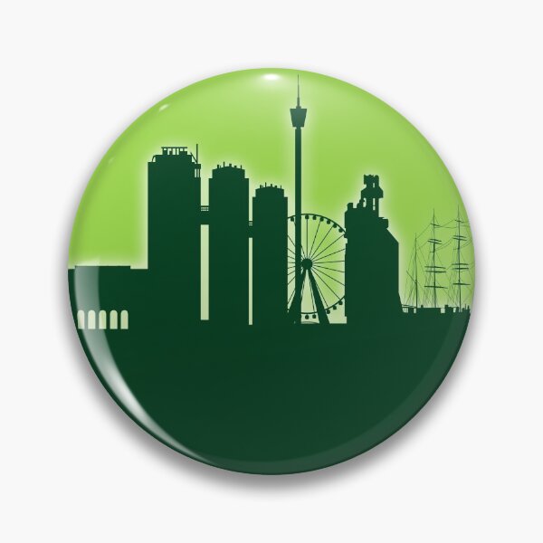 Item preview, Gothenburg Sweden Skyline designed and sold by ArtPrints.