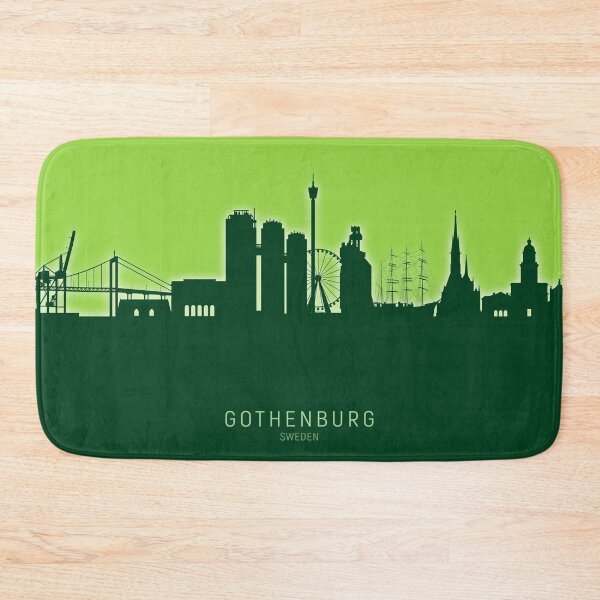 Item preview, Gothenburg Sweden Skyline designed and sold by ArtPrints.
