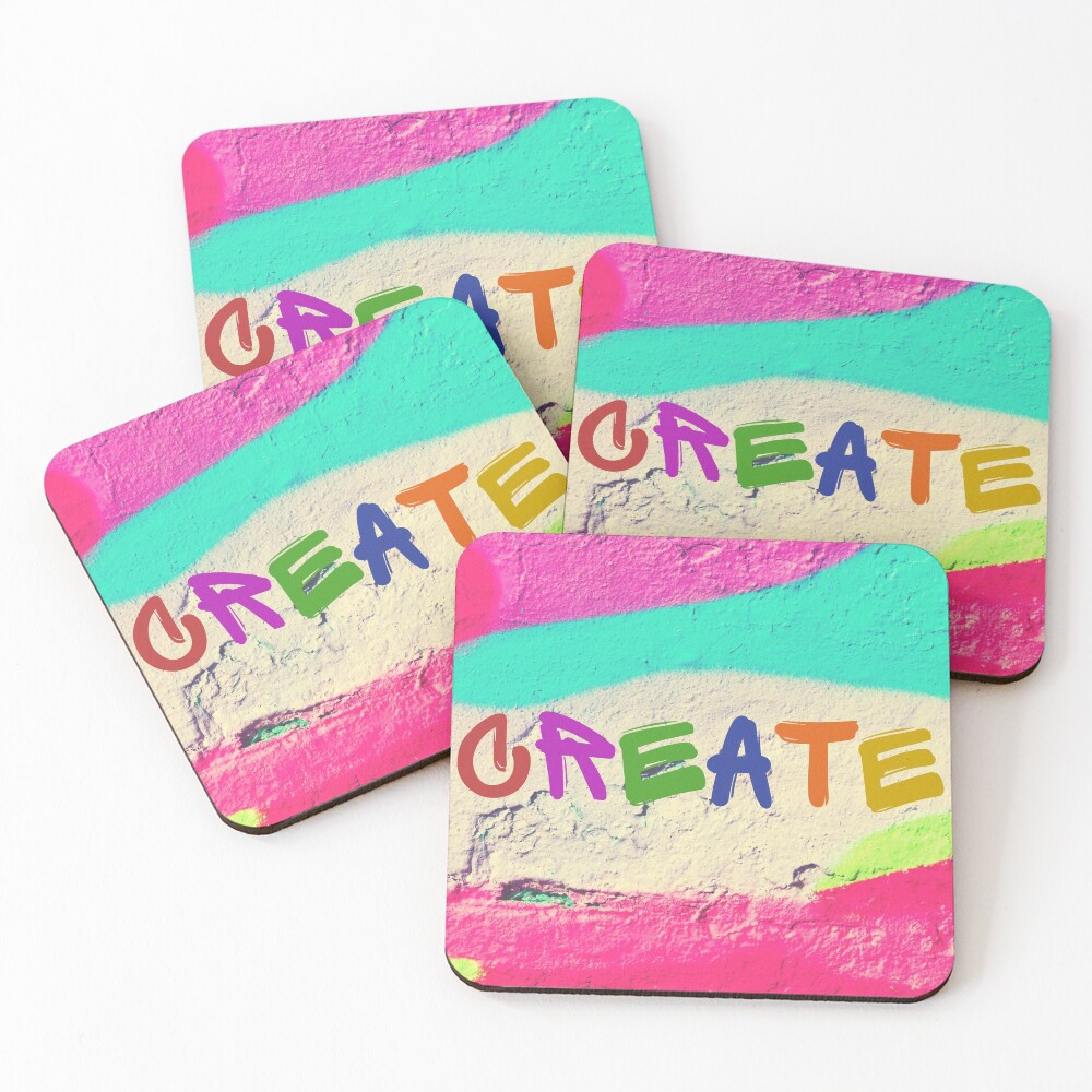 Item preview, Coasters (Set of 4) designed and sold by InputVSOutput.
