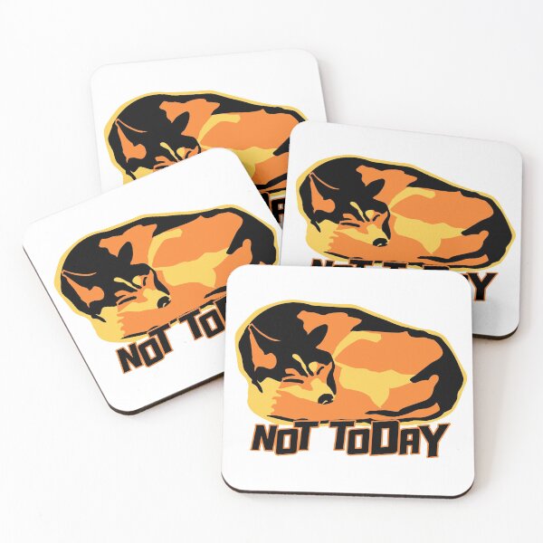 Item preview, Not today sleeping dog design designed and sold by gideonm.