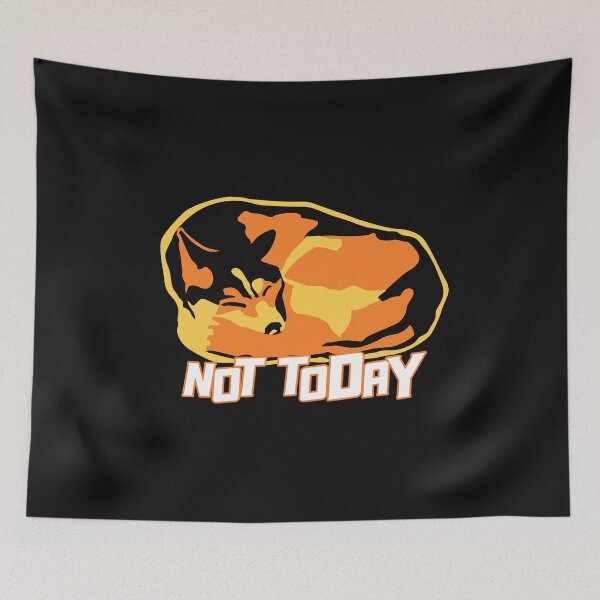 Item preview, Not today sleeping dog design designed and sold by gideonm.