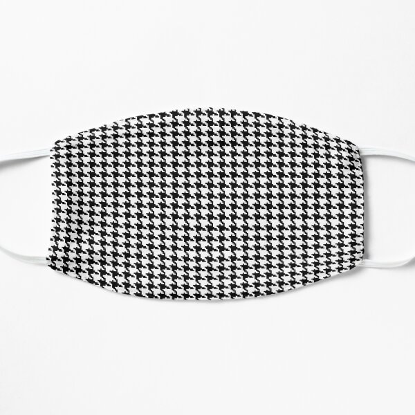 Pied de Poule B&W Flat Mask