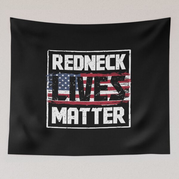 Item preview, RedNeck Lives Matter American Flag Retro  designed and sold by alenaz.