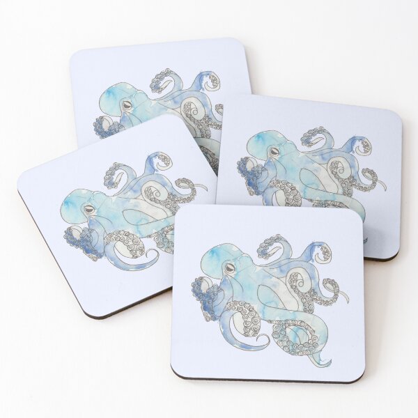 Item preview, Blue Octopus designed and sold by AliciaLaurenArt.