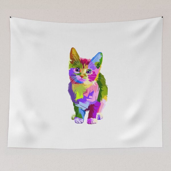 Item preview, Chat Multicolore designed and sold by FloCRDL.