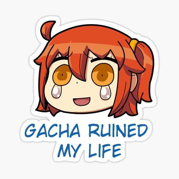 Happy Mouth Gachalife Sticker By Cyber Devil - Gacha Life Stickers