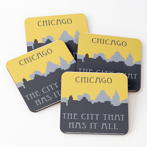 Item preview, Visit Chicago ! For Vintage poster, Canvas, Stickers,... designed and sold by HouseofBalloon.