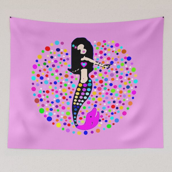 Item preview, ✦•❤️Gorgeous Sparkling Little Goth Mermaid  designed and sold by Fantabulous.