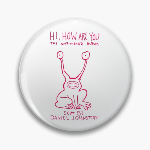 Item preview, Hi How Are You Shirt, Daniel Johnston, Album Cover T-Shirt, Austin Texas, Keep Austin Weird, Frog Mural Tshirt, Outsider Music, Alien Shirts Classic designed and sold by Ben Eder.
