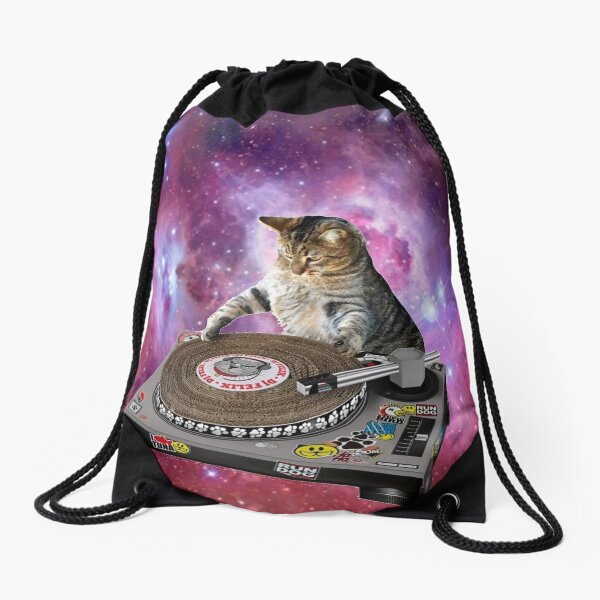 Aperçu de l'œuvre DJ Space Cat créée et vendue par Eliotmad.
