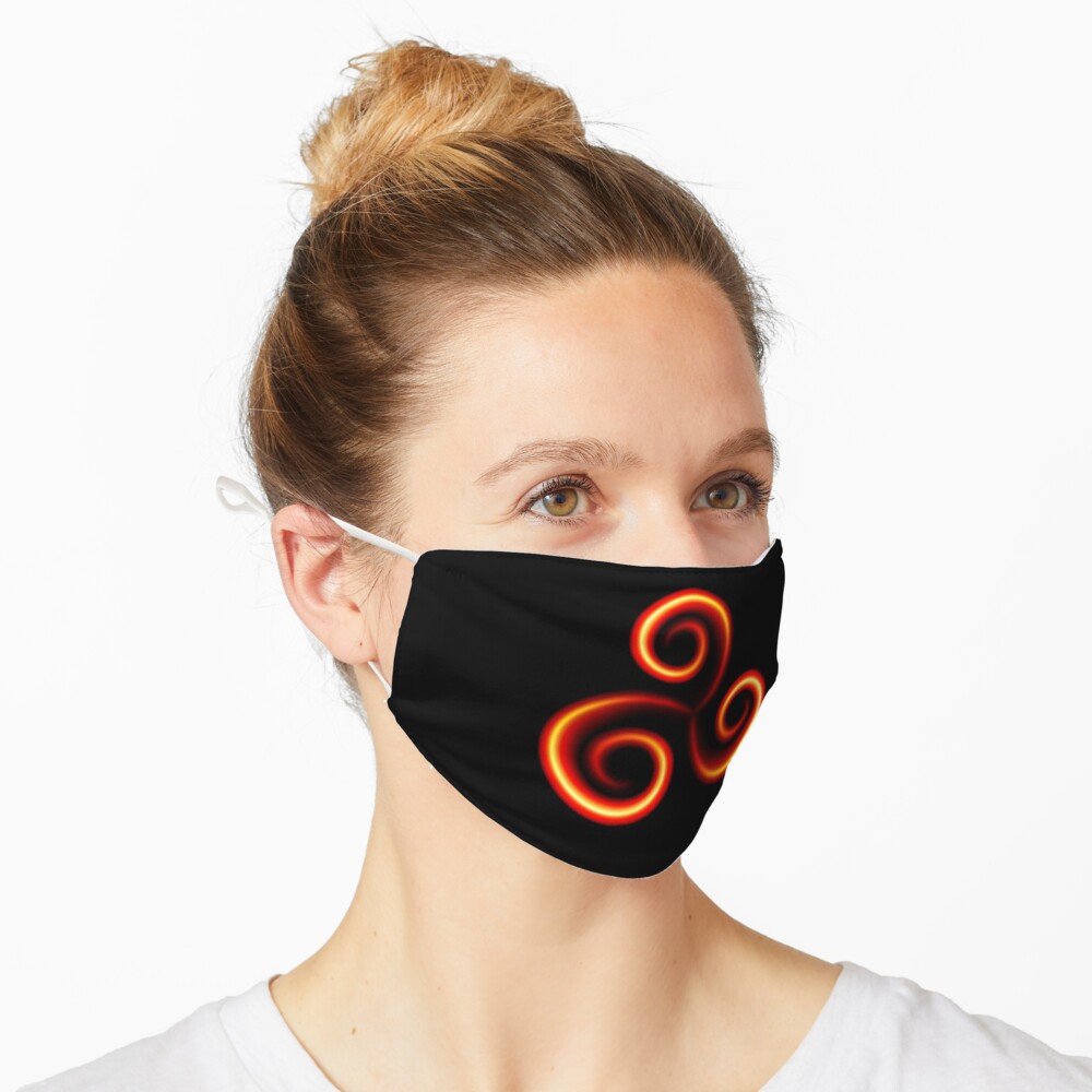 Triskele On Fire - brainbubbles Maske