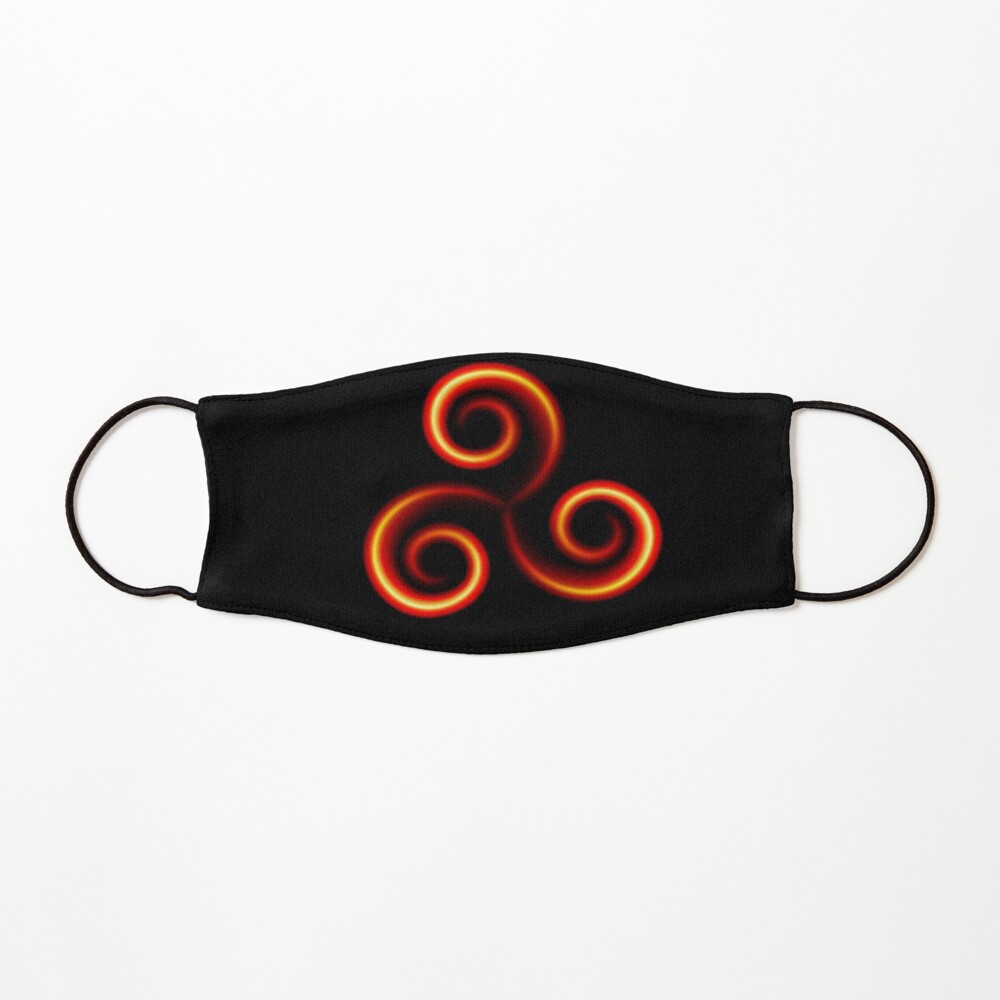 Triskele On Fire - brainbubbles Maske