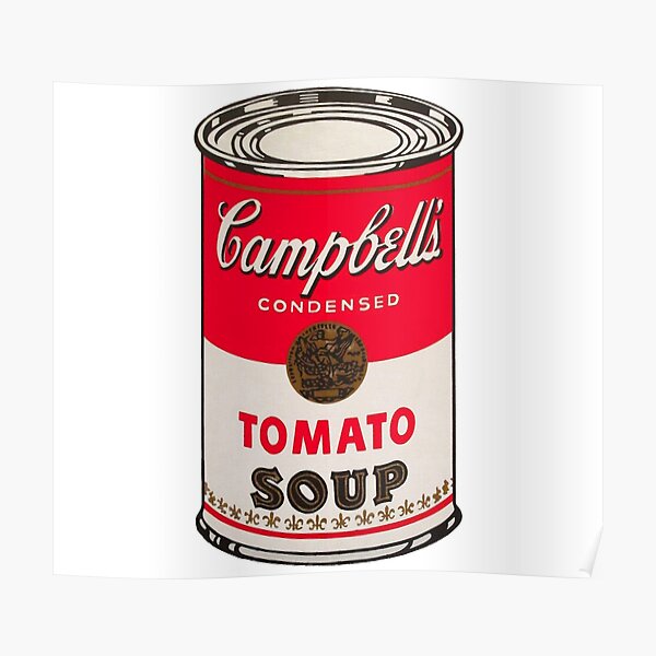 Tomato Soup - Andy Warhol Poster