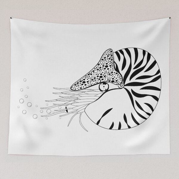 Item preview, Nautilus Pompilius (Black and white) designed and sold by Julia Faranchuk.
