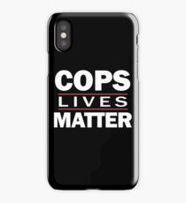 COPS LIVES MATTER. Chicago T-Shirt iPhone Case