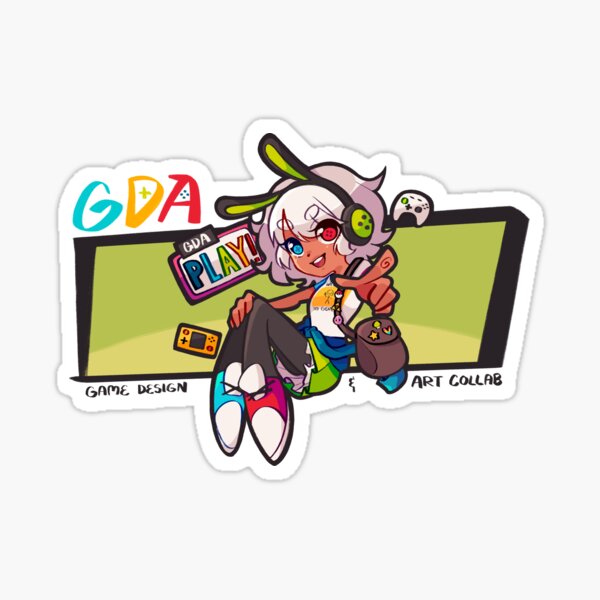 GDA Mascot Merch Sticker