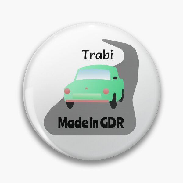 Item preview, Trabi, Made in GDR, Modern Flat Art Design designed and sold by Davey's Designs.