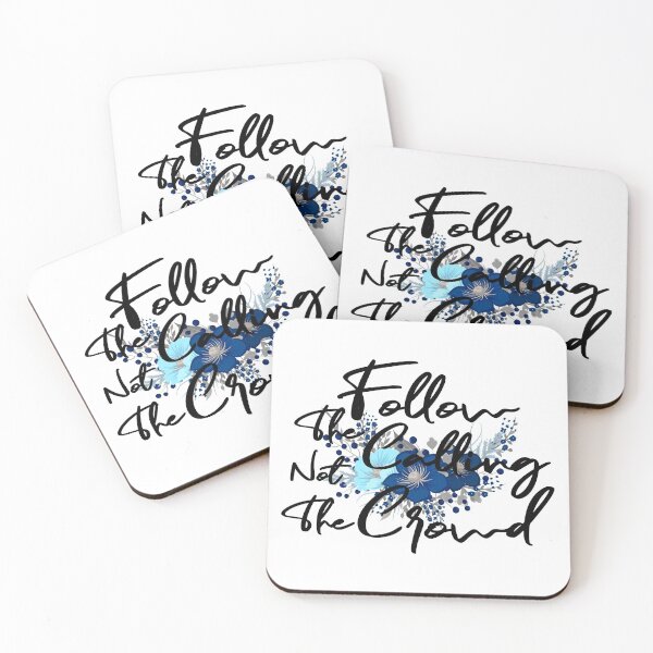 Artikelvorschau, Folgen Sie dem Calling Not The Crowd Blue Blumenmuster entworfen und verkauft von yacine12353.