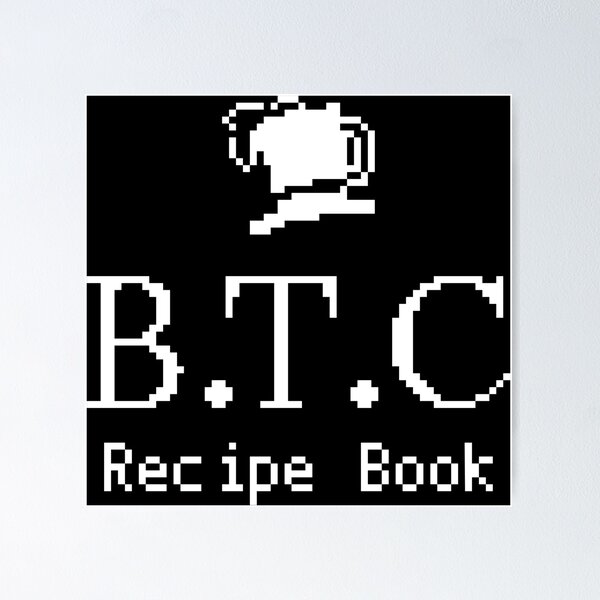 Item preview, BTC Recipe Book designed and sold by supanerd01.