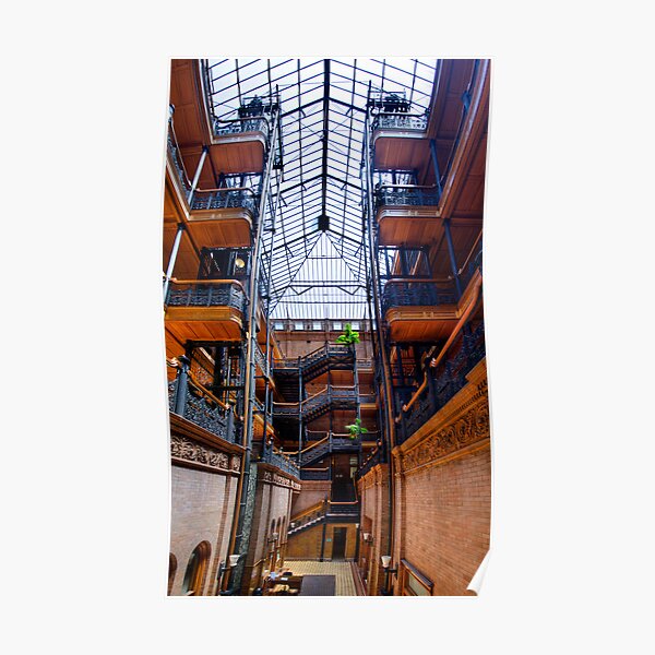 Bradbury Building Poster