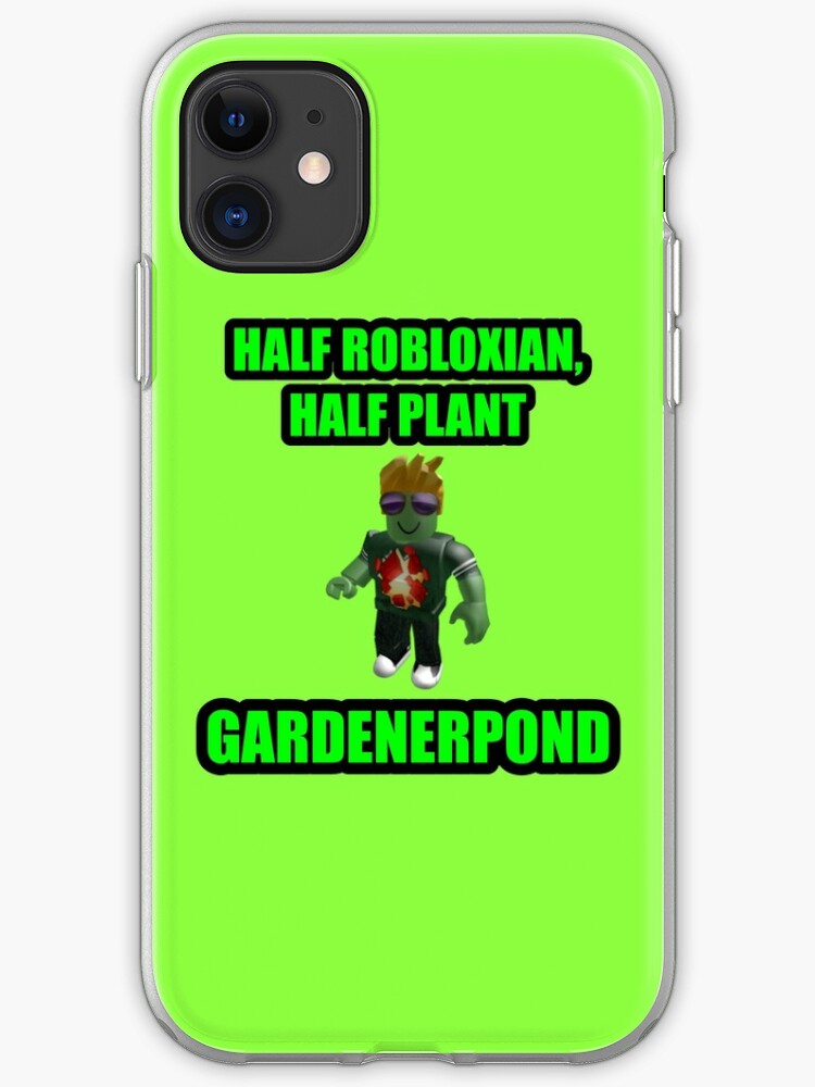 Gardnerpond Half Robloxian Half Plant Iphone Case Cover By Supersonic2480 Redbubble - robloxian