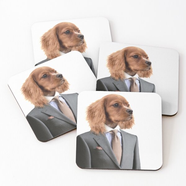 Item preview, Dog in his suit after meeting! designed and sold by FloCRDL.