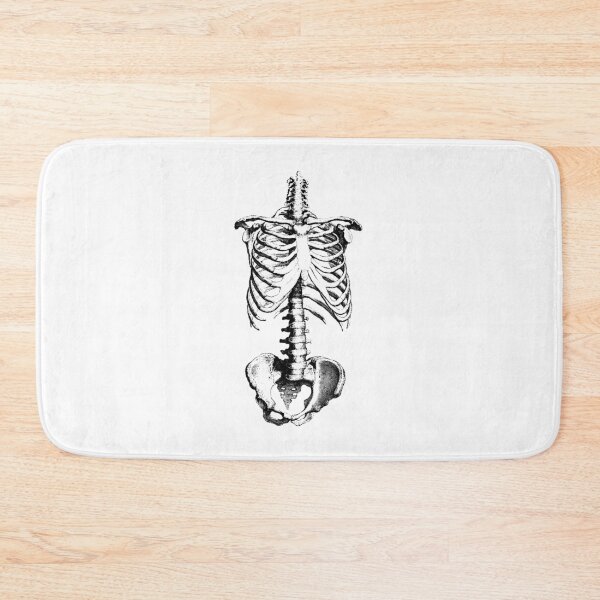 Item preview, Sleleton drawing of ribs, torso and pelvis designed and sold by headpossum.